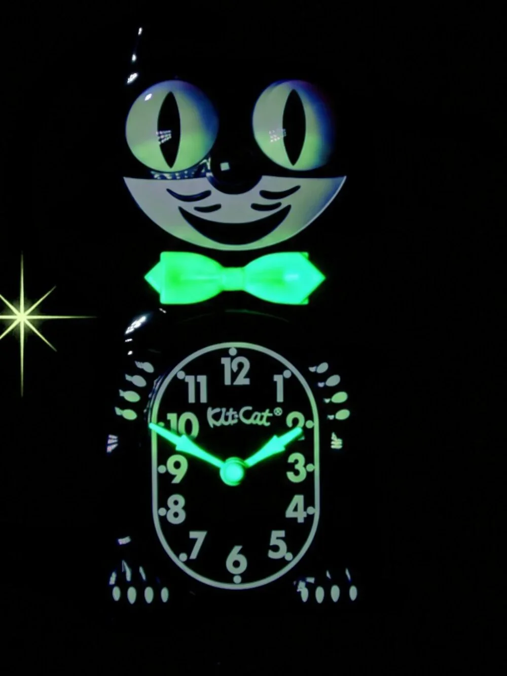 Original Classic Black Kit-Cat Klock Glow Edition